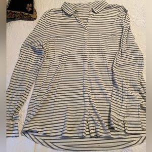 LOFT Striped Top Size XL